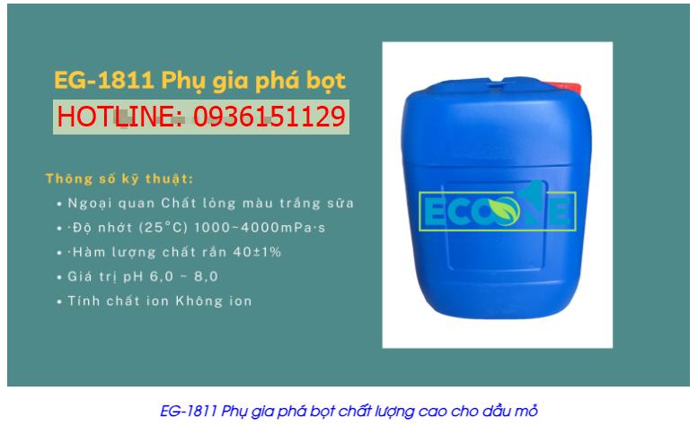 EG-1811 Phụ gia phá bọt chất lượng cao cho dầu mỏ